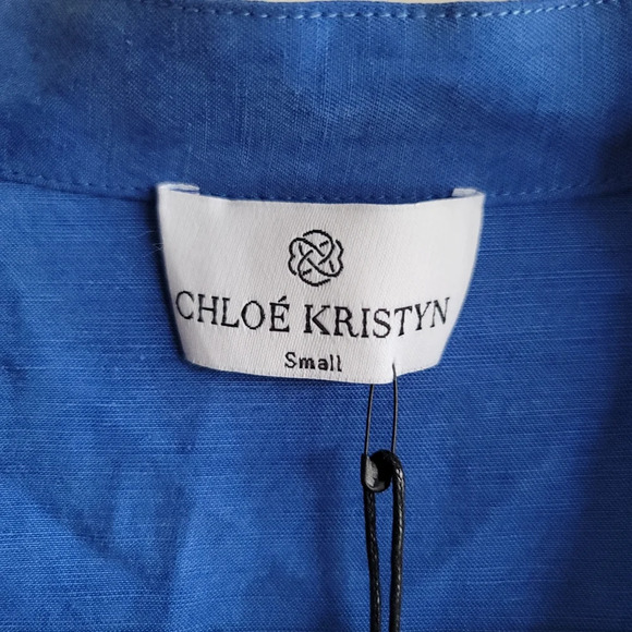 CHLOE KRISTYN,‎ Elizabeth Dress, Cobalt, Size Small - NWT - Picture 10 of 12